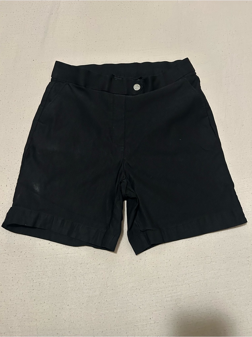 Rafaella Black Tailored Bermuda Shorts